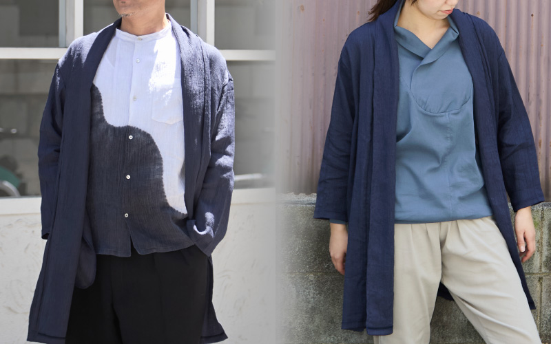 近江麻ガウン,サイズ違い